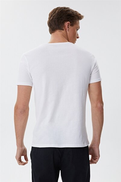 Lee Cooper Stylish Men's O-Neck T-shirt White