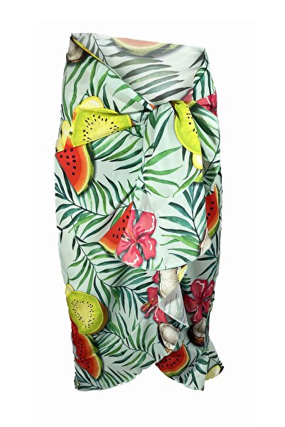 Bolder Allora Pepene Pepene Pattern Ruffle Pareo