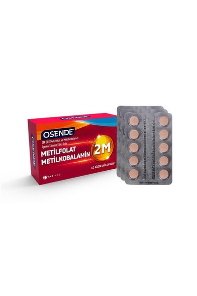 Osende Osende 2m Containing Methylfolate and Methylcobalamin - Food Supplement 30 Capsules