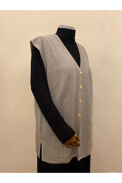 TEK Seasonal Mercerized Mother Vest / Sand