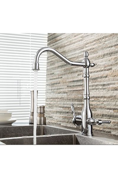 OEM Kitchen Sink Faucet Chrome Dual Flow Water Purifier Outlet Chrome New Design