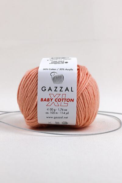 Gazzal خيوط حياكة يدوية من بيبي كوتون Xl 50 جرام أميجوري، غزل تاكا (3412 Xl)