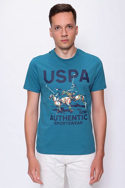 U.S. Polo Assn. O Neck Printed T-shirt