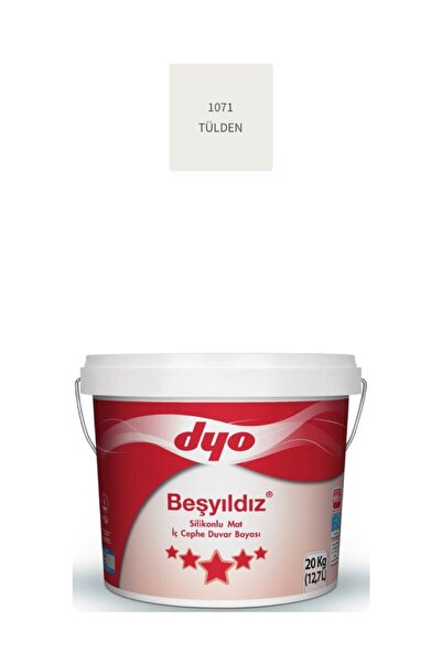 Dyo Beşyıldız Silikonlu Mat İç Cephe Duvar Boyası