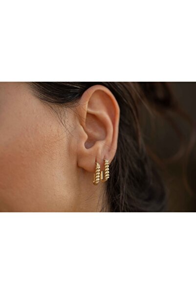 Reis Kuyumculuk Mon Cher Burgu Küpe