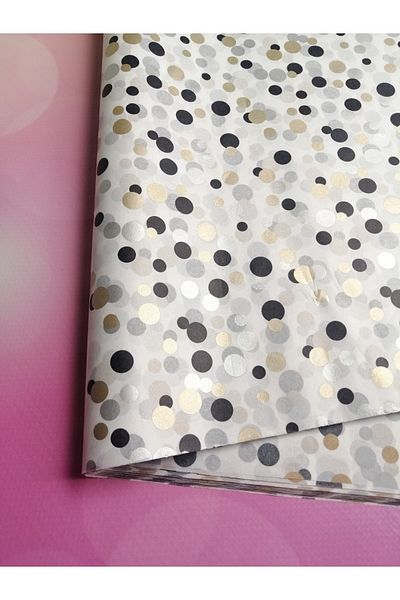 t tuğset etiket Patterned Pelur Paper 50x70 Cm 10 Pieces