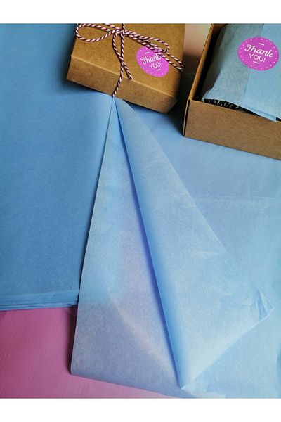 t tuğset etiket Colored Pelur Paper Blue 50x70 Cm 10 Pieces