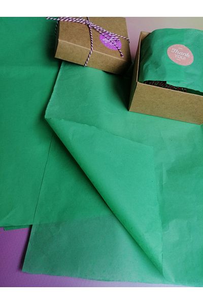 t tuğset etiket Colored Pelur Paper Green 50x70 cm 10 Pieces