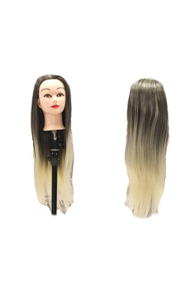 CADI AKSESUAR Ombreli Kuaför Egitim Mankeni Pupet Saç