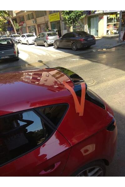 HYM TUNİNG Seat Leon Uyumlu  Mk3 Spoyler Parlak Siyah 2013 Sonrası, Abs Plastik