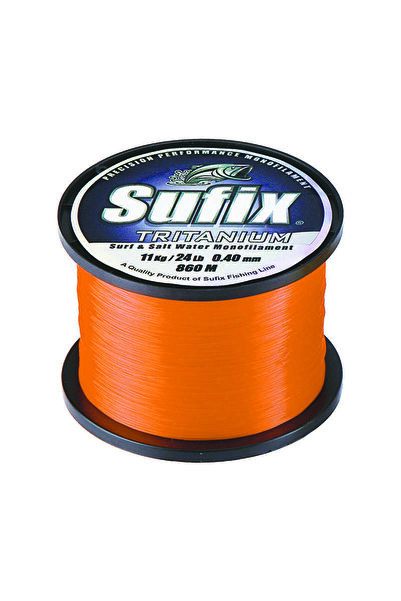 SUFIX Tritanium Surf Monoflament Misina Neon Gold-0.28mm - 250mt - 5.5kg