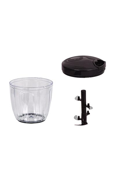Carat Home Rondom Premium Black Colored 5 Blade Roped Rondo