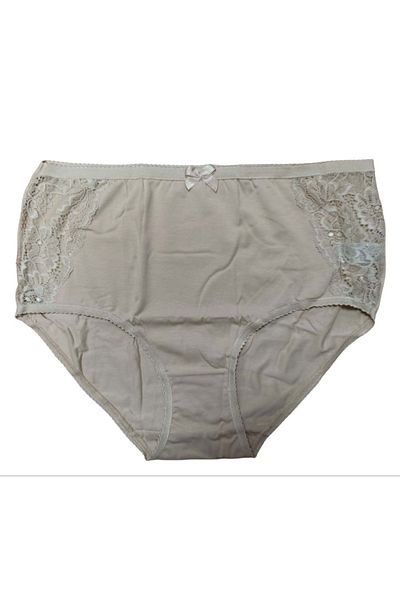 Belinay Pachet de 4 chiloți din bumbac pentru femei, modal, cu talie înaltă, dantelă 0121 - Zece - L