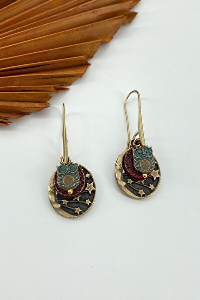 Cocopelli Concept El Yapımı Baykuş Küpe