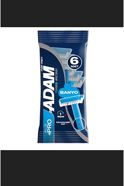 Adam Tıraş Bıçağı Banyo 6'lı