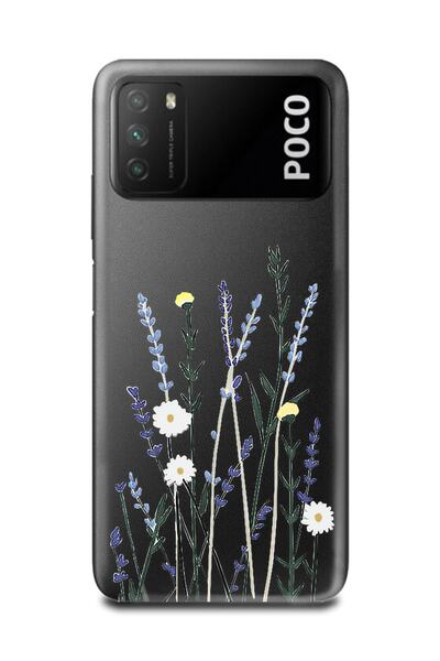 PERAX Xiaomi Poco M3 Lavanta Baskılı Telefon Kılıfı Pocom3pro-00001030-76