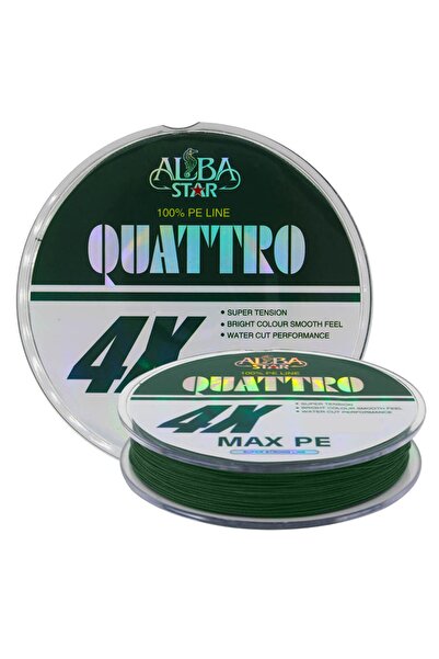 Albastar Quattro 4x Ip Misina Green 0,16mm - 150m - 16kg