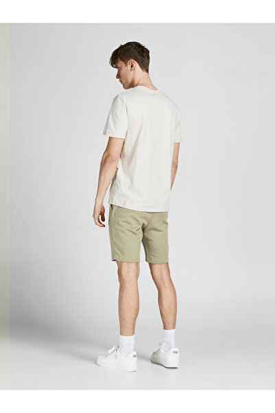 Jack & Jones Jack Jones Tshark Sweat Short At Sn Erkek Bej Şort 12182595-06