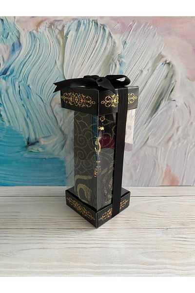 DuhaİslamiHediyelik Cylinder Boxed Prayer Rug Prayer Beads Dowry Bundle Home Concept