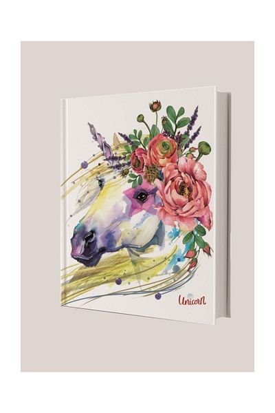 DEFFTER Unicorn Flower Notepad