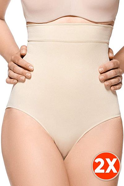 Fitben 2 Pieces Recovery Panty Slip Corset