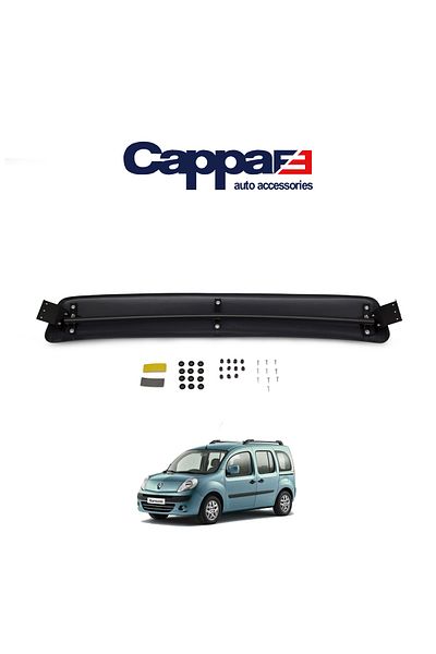 Cappafe Renault Kangoo Front Window Sunshade Visor Acrylic Visor Hat Terek Piano Black 2008-2013