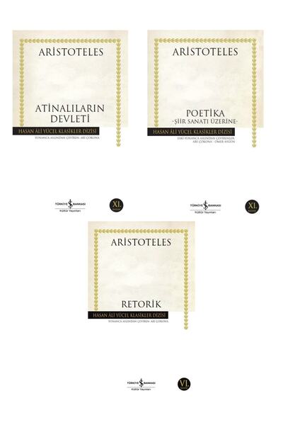 TÜRKİYE İŞ BANKASI KÜLTÜR YAYINLARI Aristoteles 3 Kitaplık Set: Aristoteles 3...