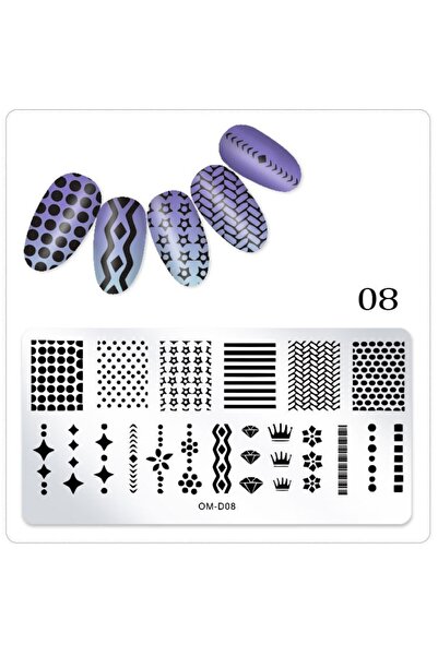 BEAUTY BOX COSMETIC Nail Art Stampa Plakası Tırnak Stampası Stamper Tırnak Sü...