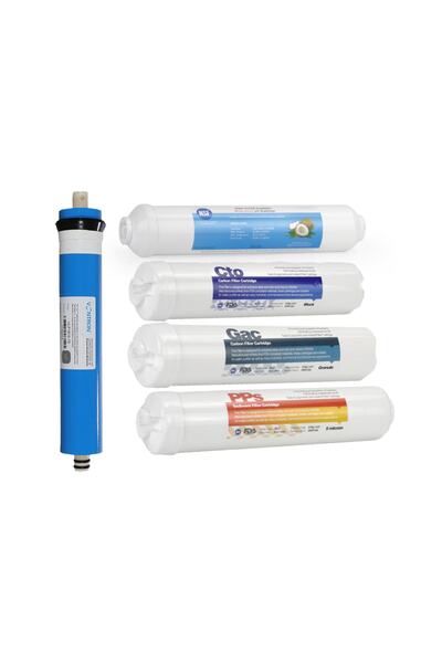 VONTRON Aquames - Su Arıtma Cihazları Için Hf Serisi 5'li Çubuklu Filtre