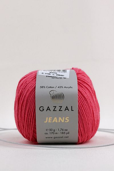 Gazzal Τζιν 50 gr Amigurumi Punch Πλεκτό Χέρι Κλωστή Taka Yarn 1136 Jns
