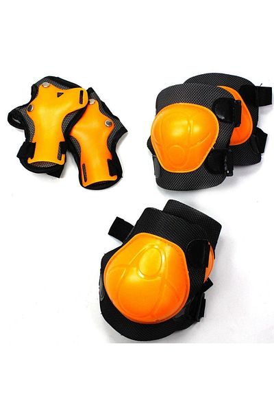 Yetkin Home Bicycle Knee Pad and Wristband Protection Set - Skate Skateboard