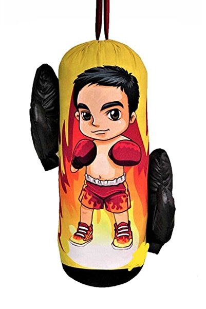 Genel Markalar Toprak Sport 2-6 Yaş Çocuklar Için Boks Torbası Içi Dolu Eldivenl Hediyeli