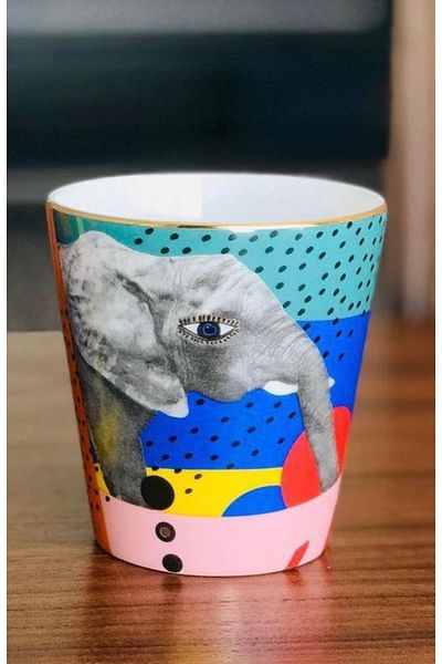 Porland Wild Life Elephant - 320 CC Glass (1 Piece)