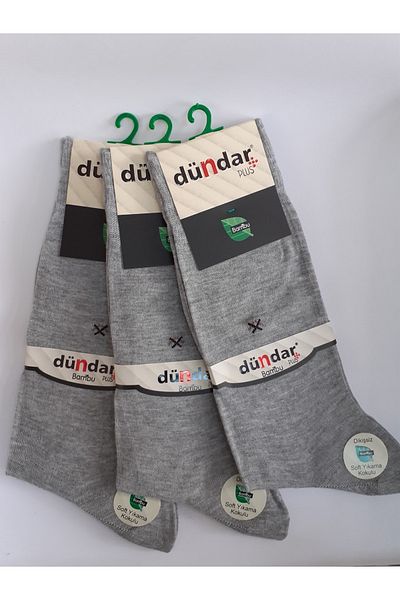 Dündar جوارب رجالية من الخيزران بدون خياطة، عبوة من 6 قطع، غسيل ناعم مع رائحة طبيعية