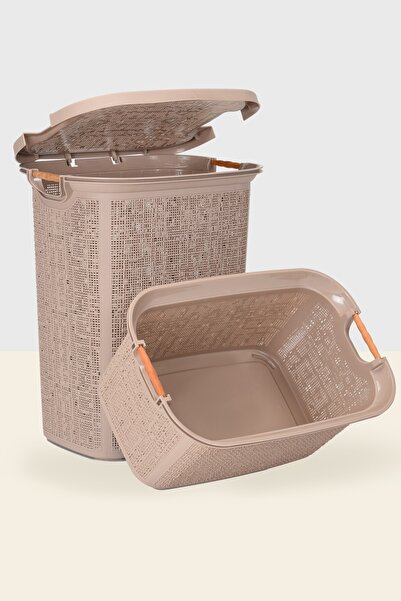 Tuffex Woow Serisi 5 Parça Banyo Seti - Kirli Sepeti ve Çamaşır Sepeti Setleri