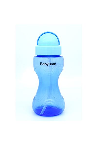 Babytime Mavi Renk Pipetli Bardak