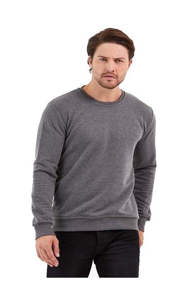 JOJO Jo Jo Moyes Men's Basic Sweathshirt 1107 - Anthracite - Xxl
