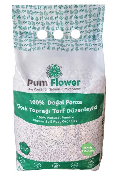 Genel Markalar Kaktüs Ve Sukulent Pomza Toprağı Torfu, 5 Litre, Ponza, Torf D...