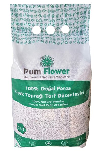 Pumice World Saksı Çiçeği Pomza Torfu Düzenleyici, Tüm Çiçekler Için Uygun Po...