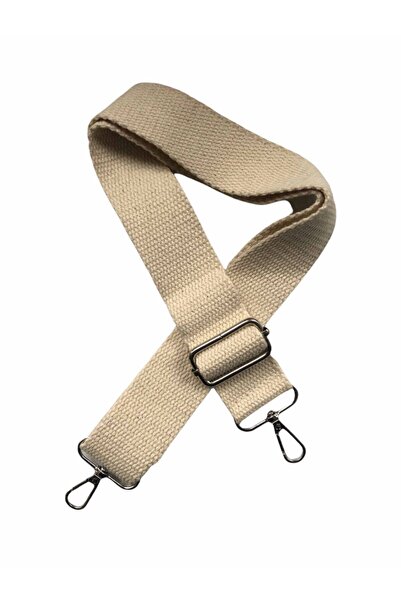 Alfa Tasarım Cotton Column Bag Handle (120x4cm) - White Color