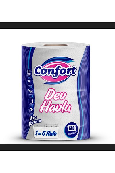 confort Leaf Colored Giant Towel 600