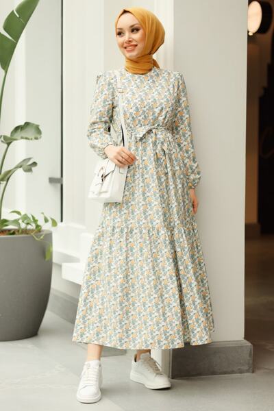 Gizce Teresa Green Dress