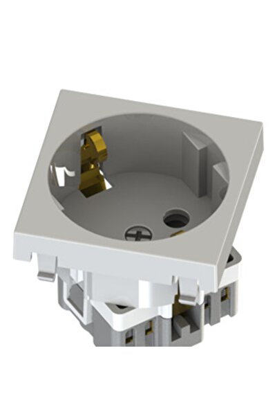 NE-AD مقبس طاقة معياري 45 × 45 مم 45 أسود 2006-s