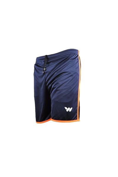 WALKWAY Ανδρικό αθλητικό σορτς Navy Blue Orange Polyester