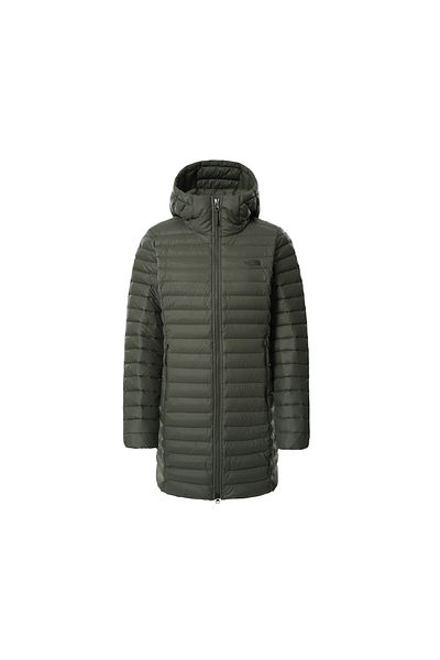 THE NORTH FACE W Stretch Down Parka Women's Outdoor Coat Nf0a4p6jnyc1 Dark Green