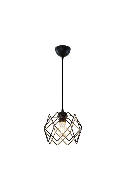 Gloria Black Dalton Single Pendant Lamp
