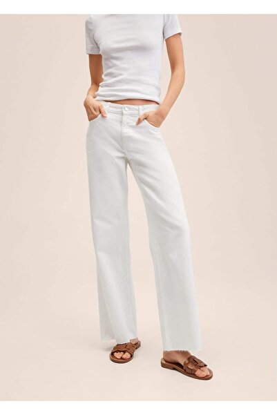 MANGO Woman Orta Bel Wide-leg Jean