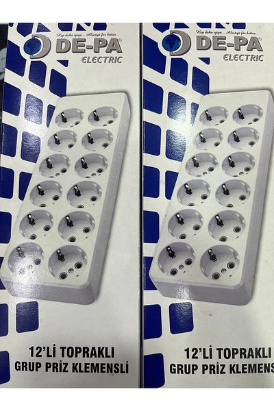 Depa 12-Piece Terminal Grounded Socket