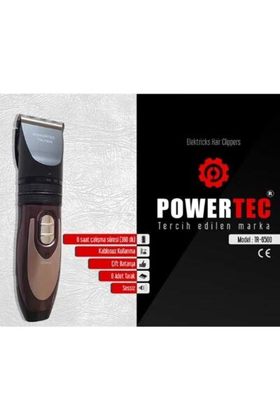 POWERTEC 6935016800099 Tr 6500 Sac Sakal Tıraş Makinesi