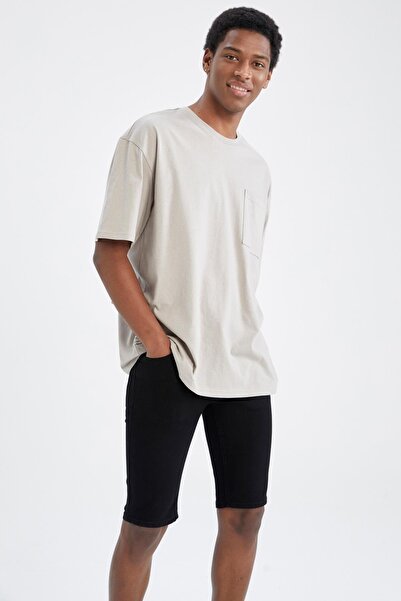 DeFacto Skinny Fit Bermuda Shorts